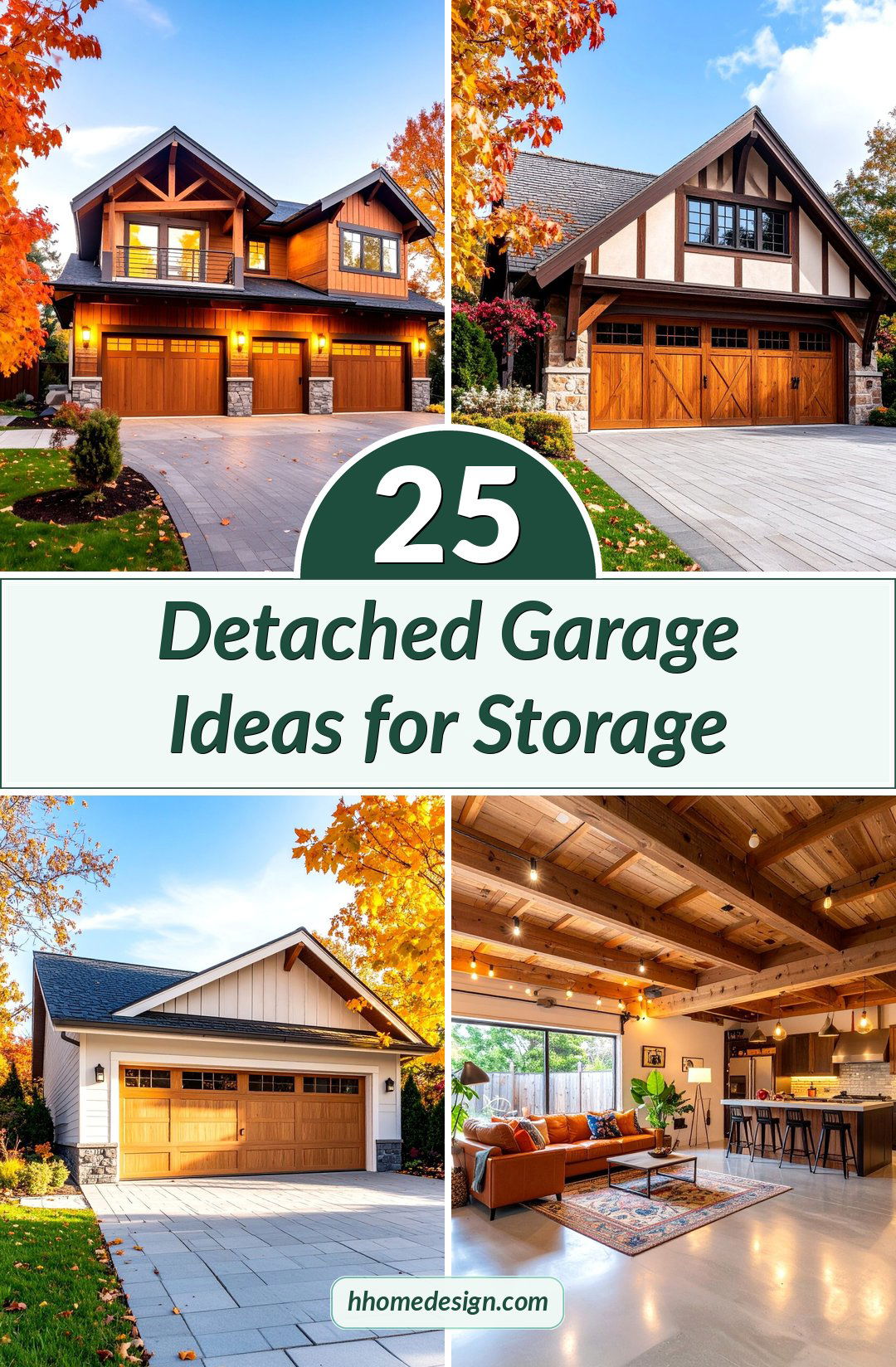 25 Detached Garage Ideas for Storage