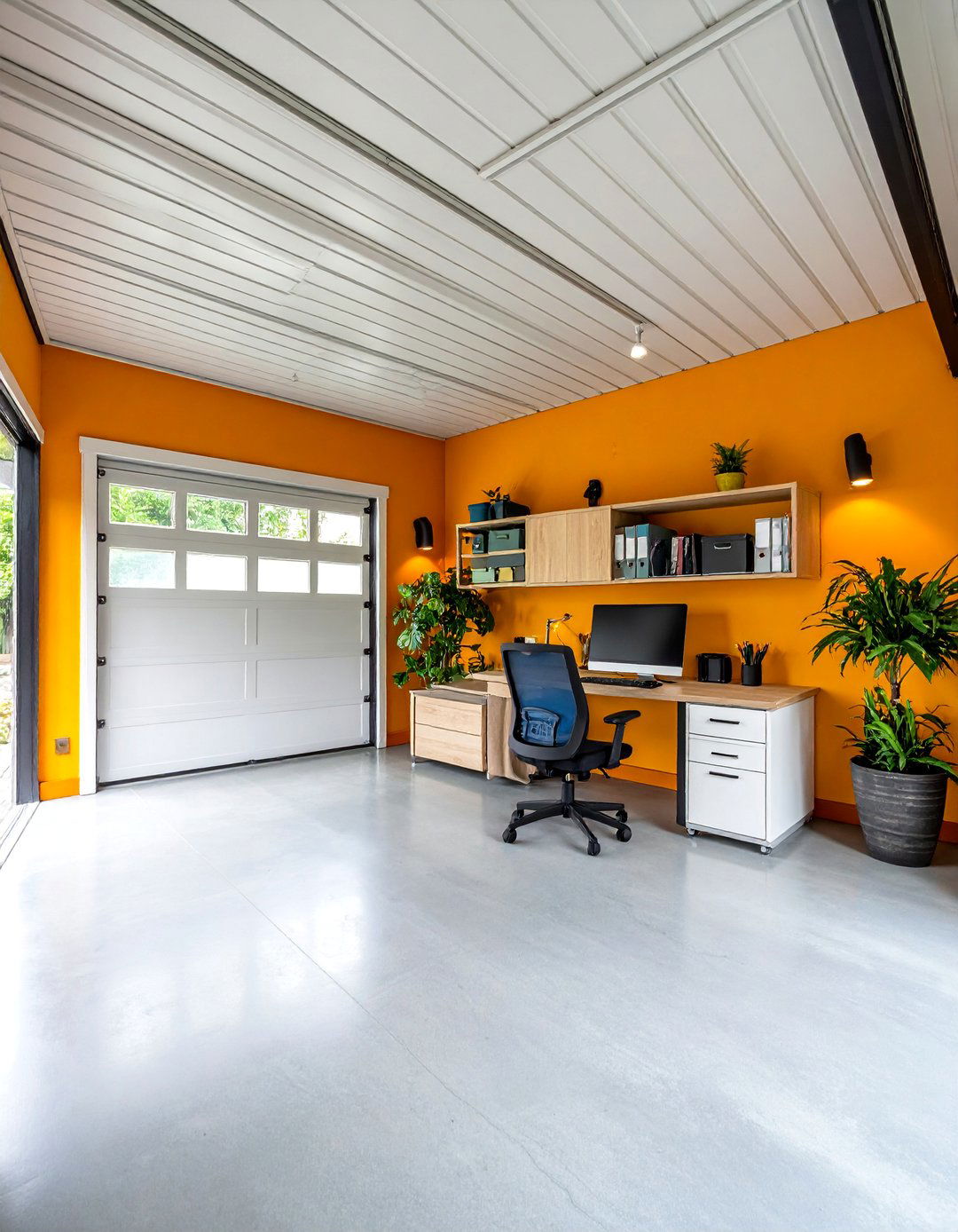 Detached Garage with Home Office - 25 Detached Garage Ideas