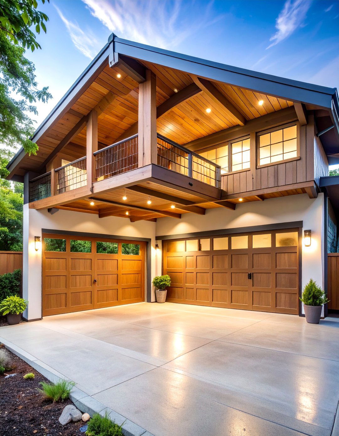 Detached Garage with Storage Loft - 25 Detached Garage Ideas