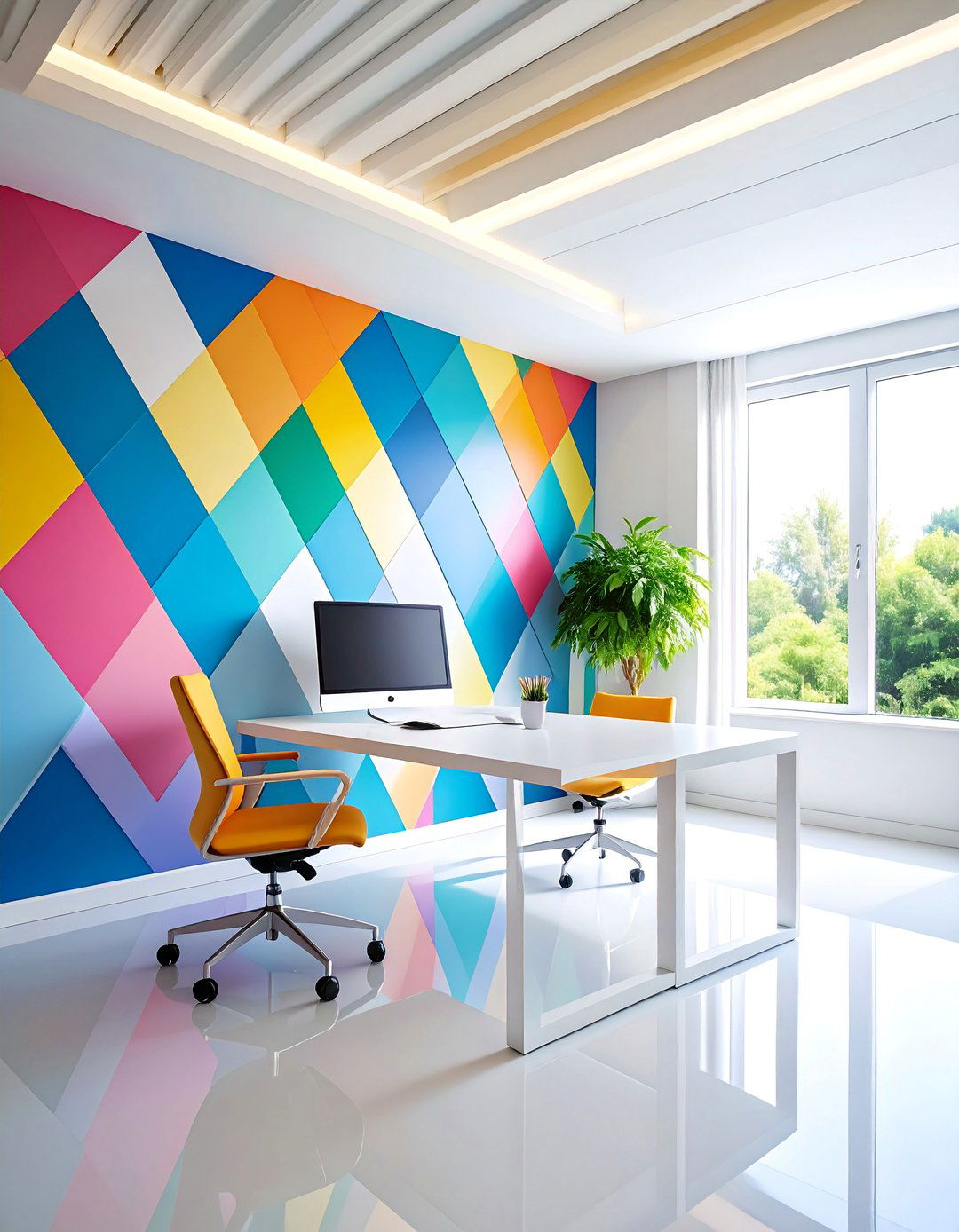 Diagonal Crosshatch Pattern - 25 Wall Texture Ideas