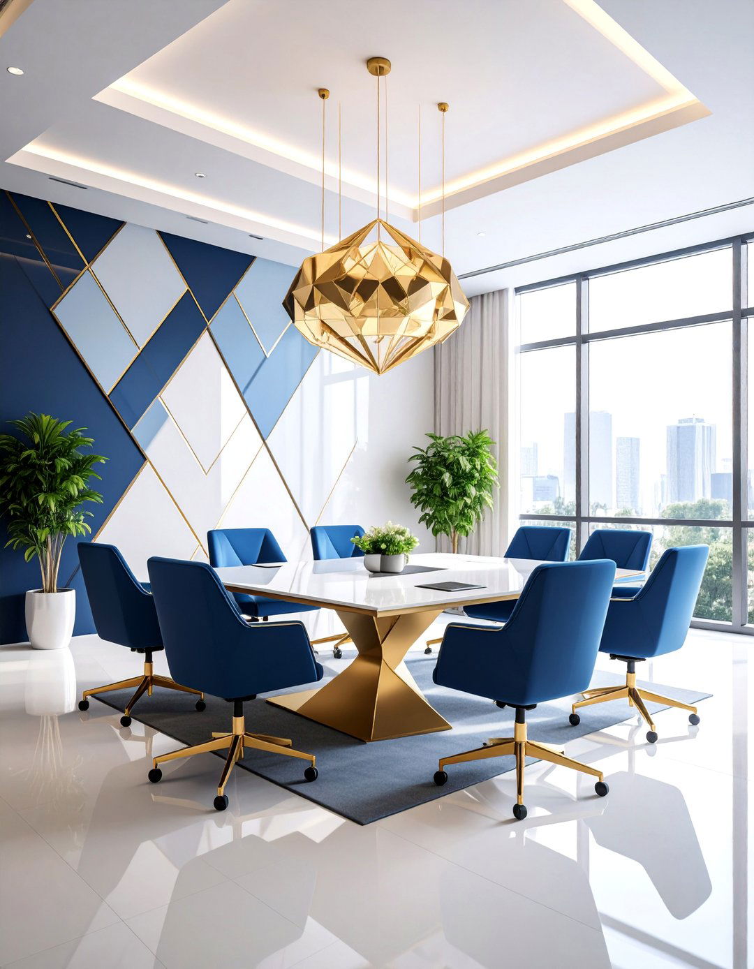 Diamond Pattern Geometric Energy - 25 Office Wallpaper Ideas