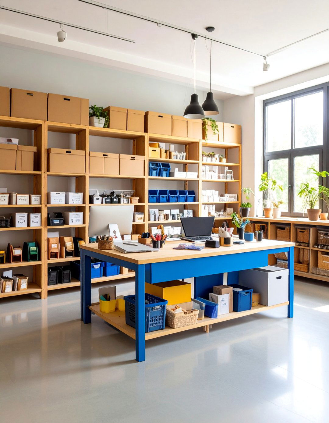 Digital Integration With Physical Storage Systems - 25 Craft Room Organization Ideas