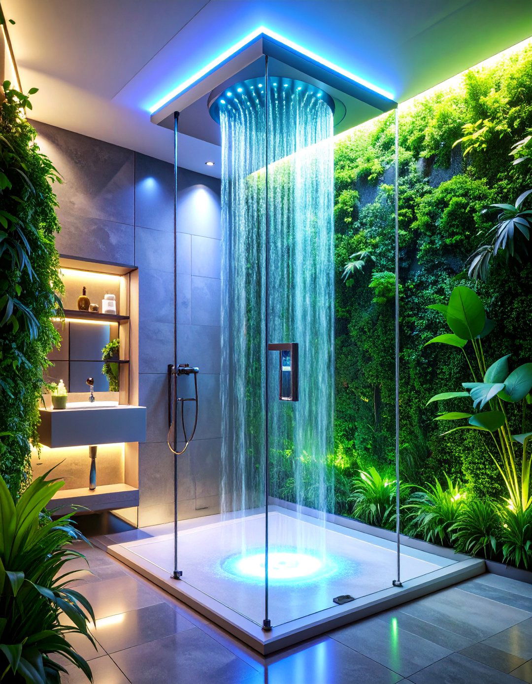 Digital Shower Technology Smart - 25 Doorless Walk In Shower Ideas