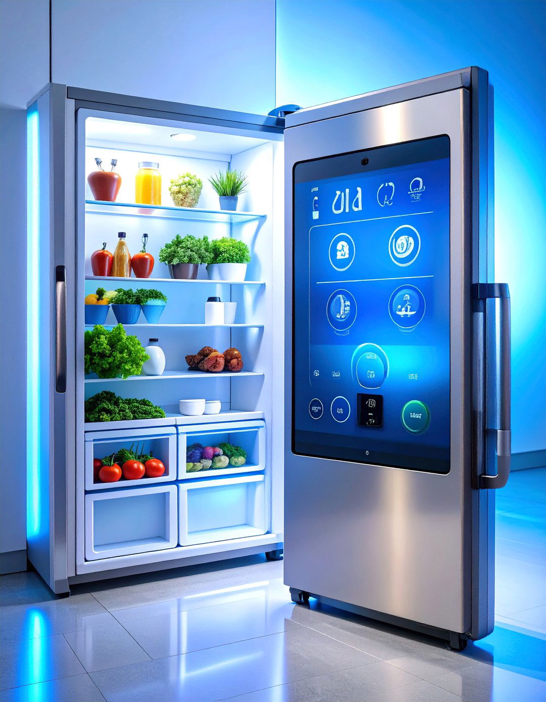 Digital Temperature Monitoring Systems - 25 Fridge Organization Ideas