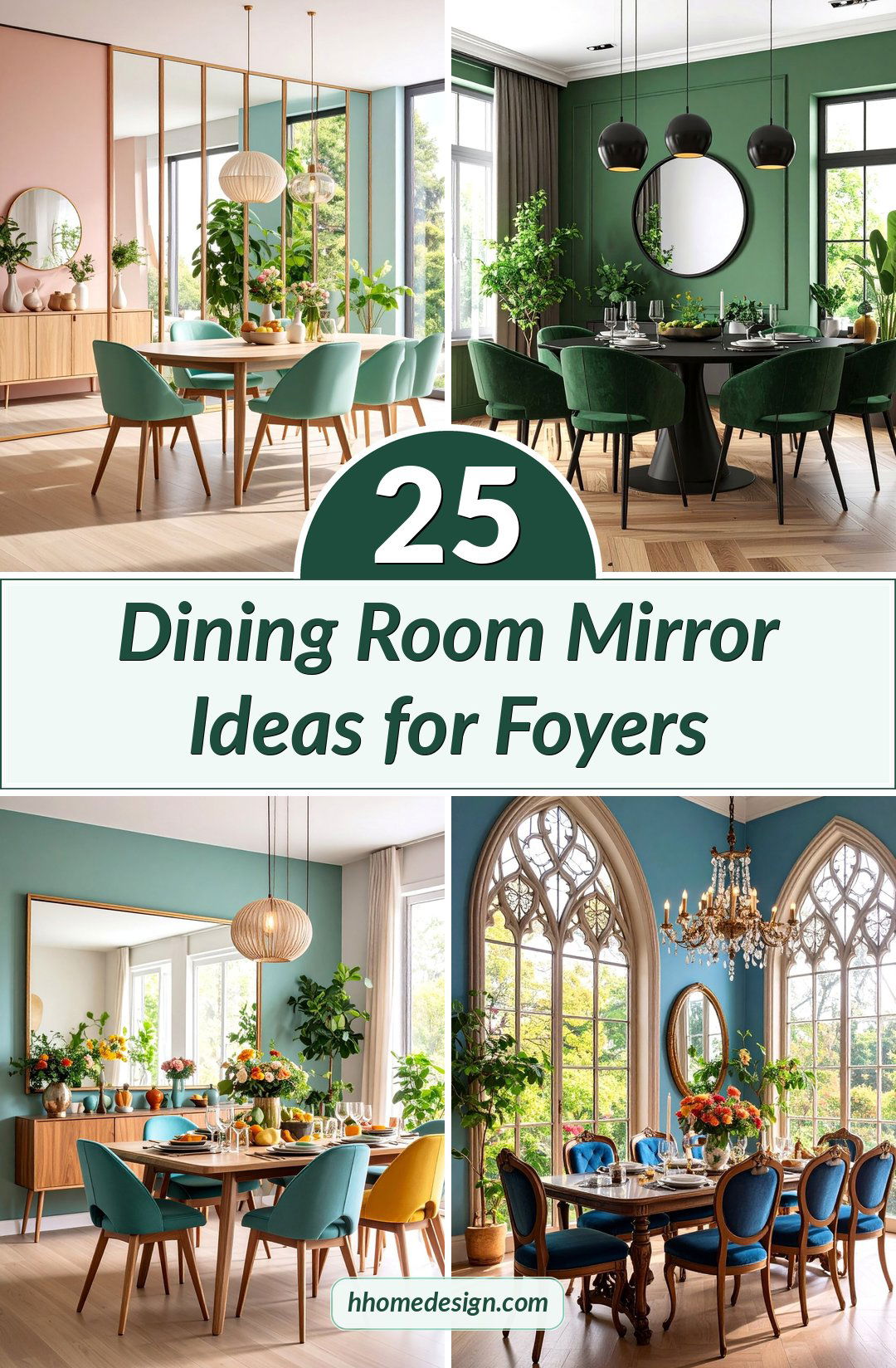 25 Dining Room Mirror Ideas for Foyers