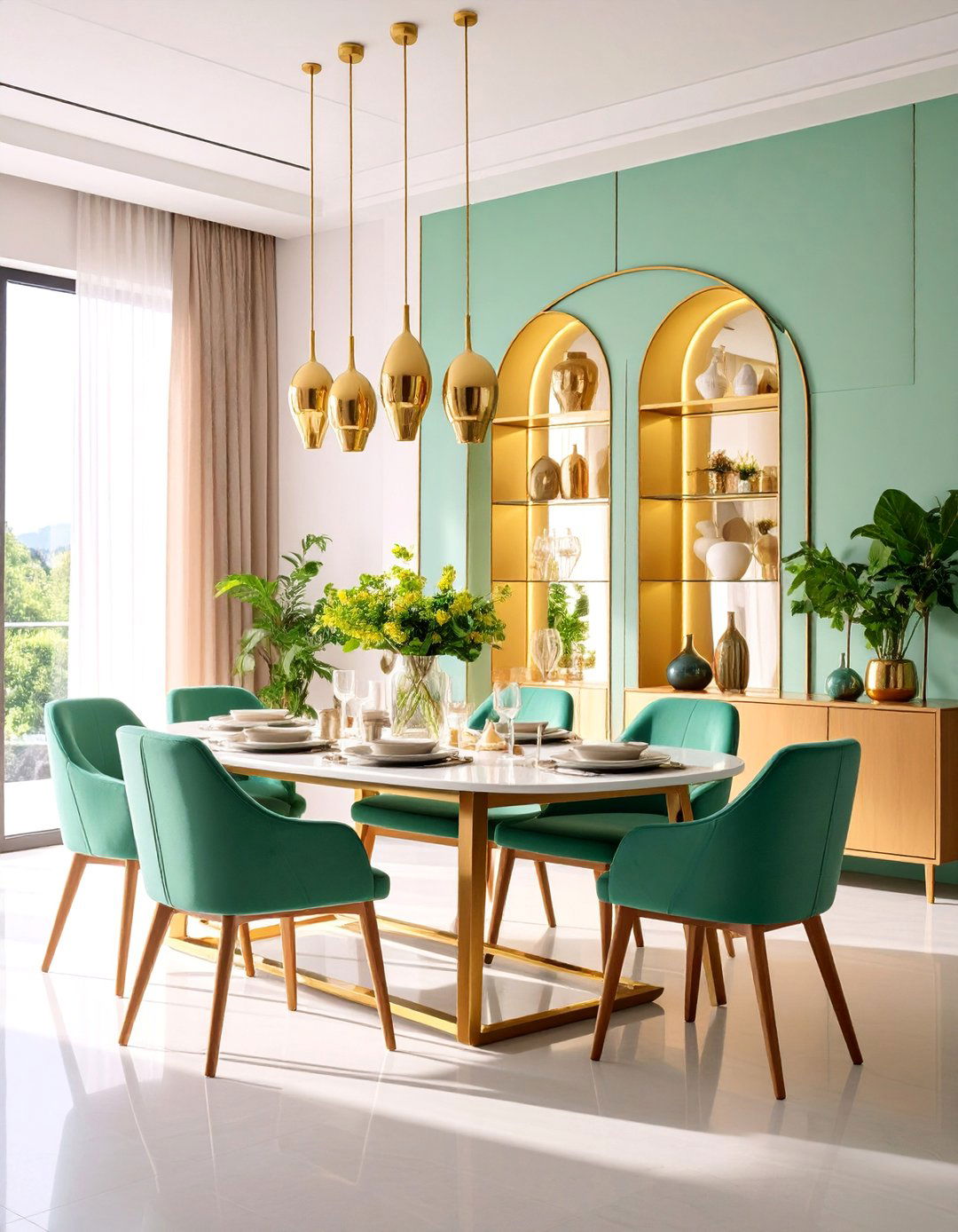 Dining Room Wall Decor Architectural Niche Display - 25 Dining Room Wall Decor Ideas