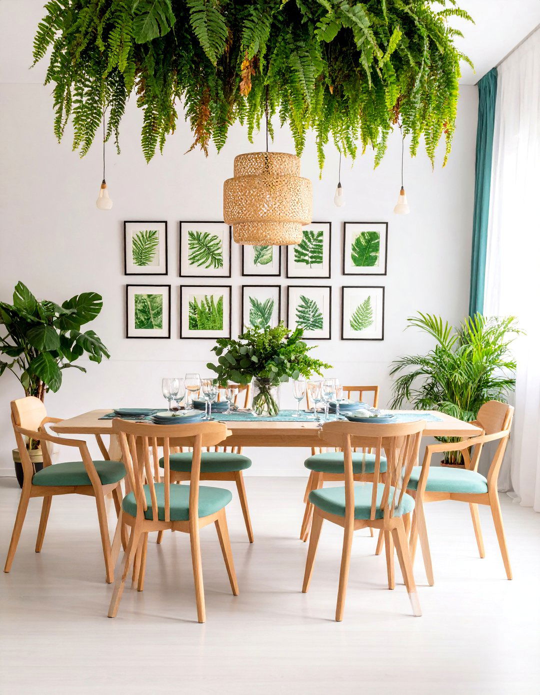 Dining Room Wall Decor Botanical Print Grid - 25 Dining Room Wall Decor Ideas