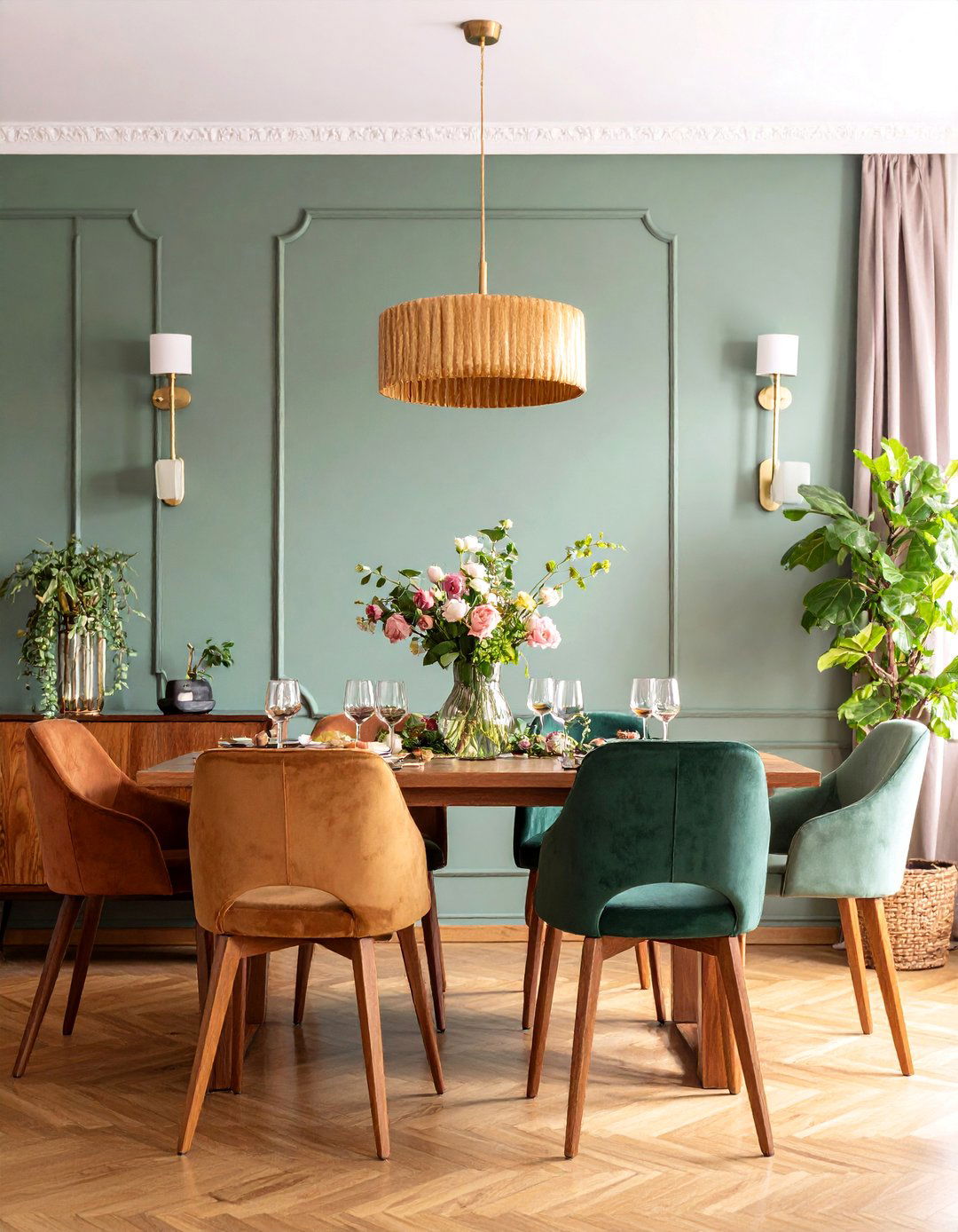 Dining Room Wall Decor Fabric Upholstered Panels - 25 Dining Room Wall Decor Ideas