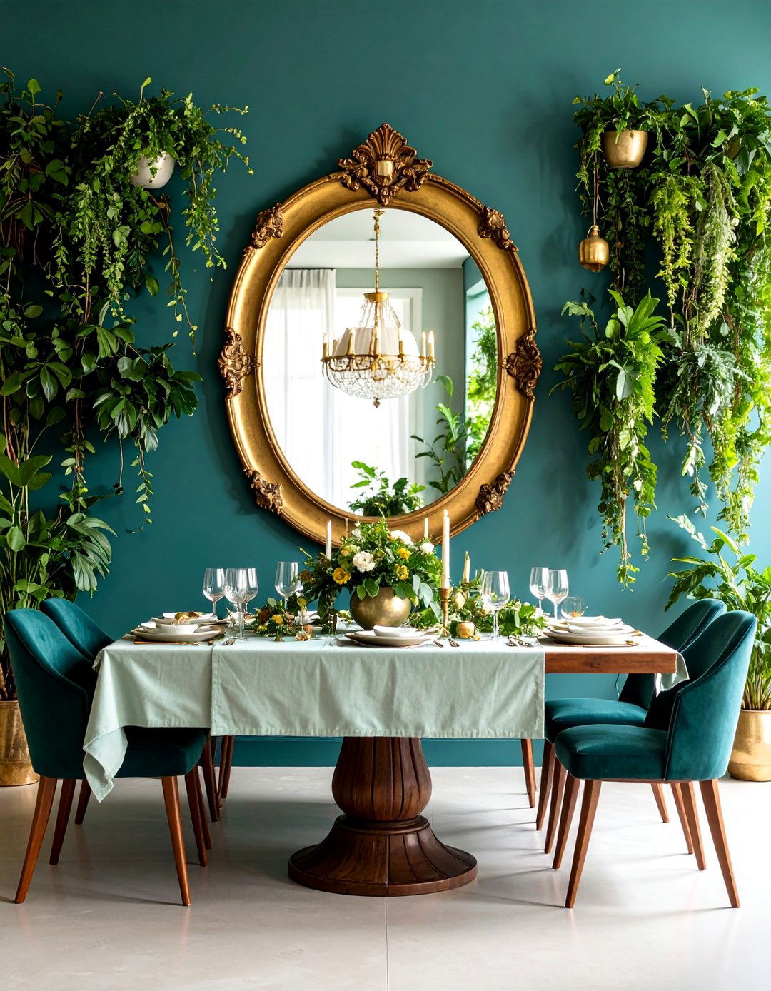 Dining Room Wall Decor Oversized Mirror - 25 Dining Room Wall Decor Ideas