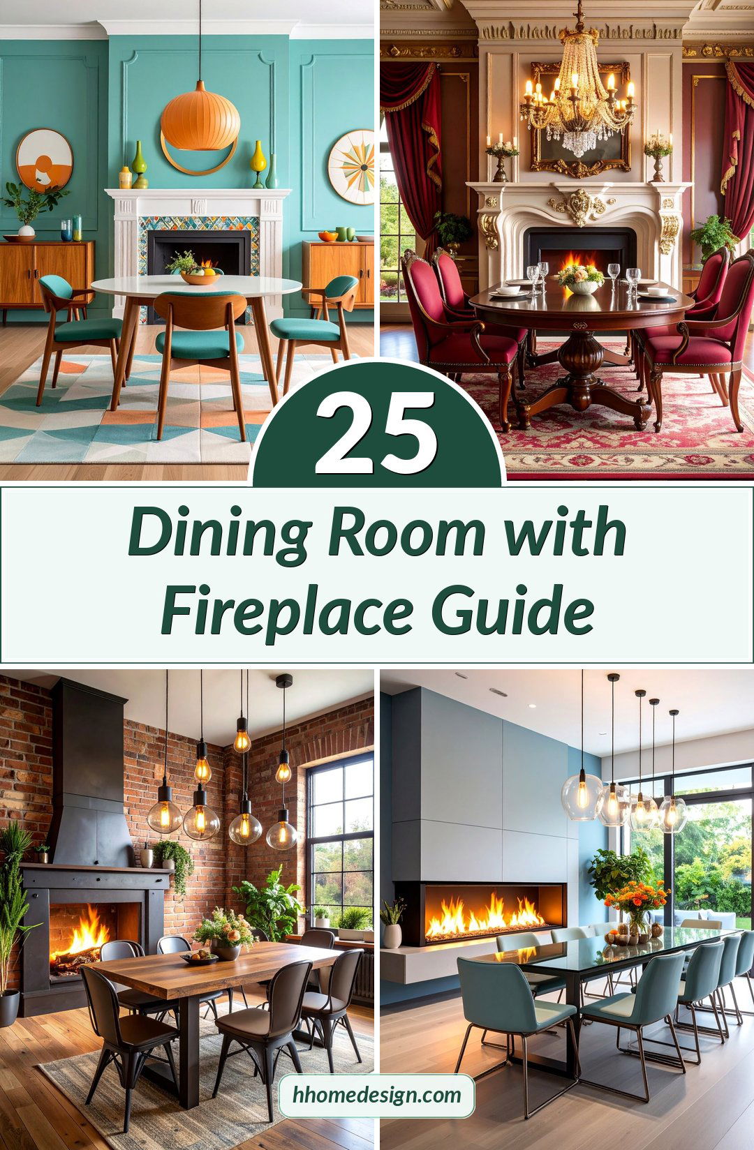 25 Dining Room with Fireplace Guide