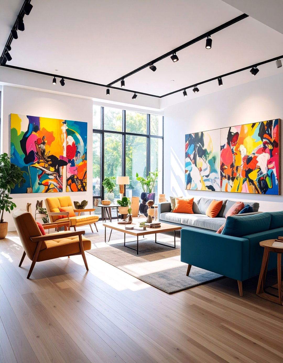 Display and Gallery Corner - 25 Living Room Nook Ideas
