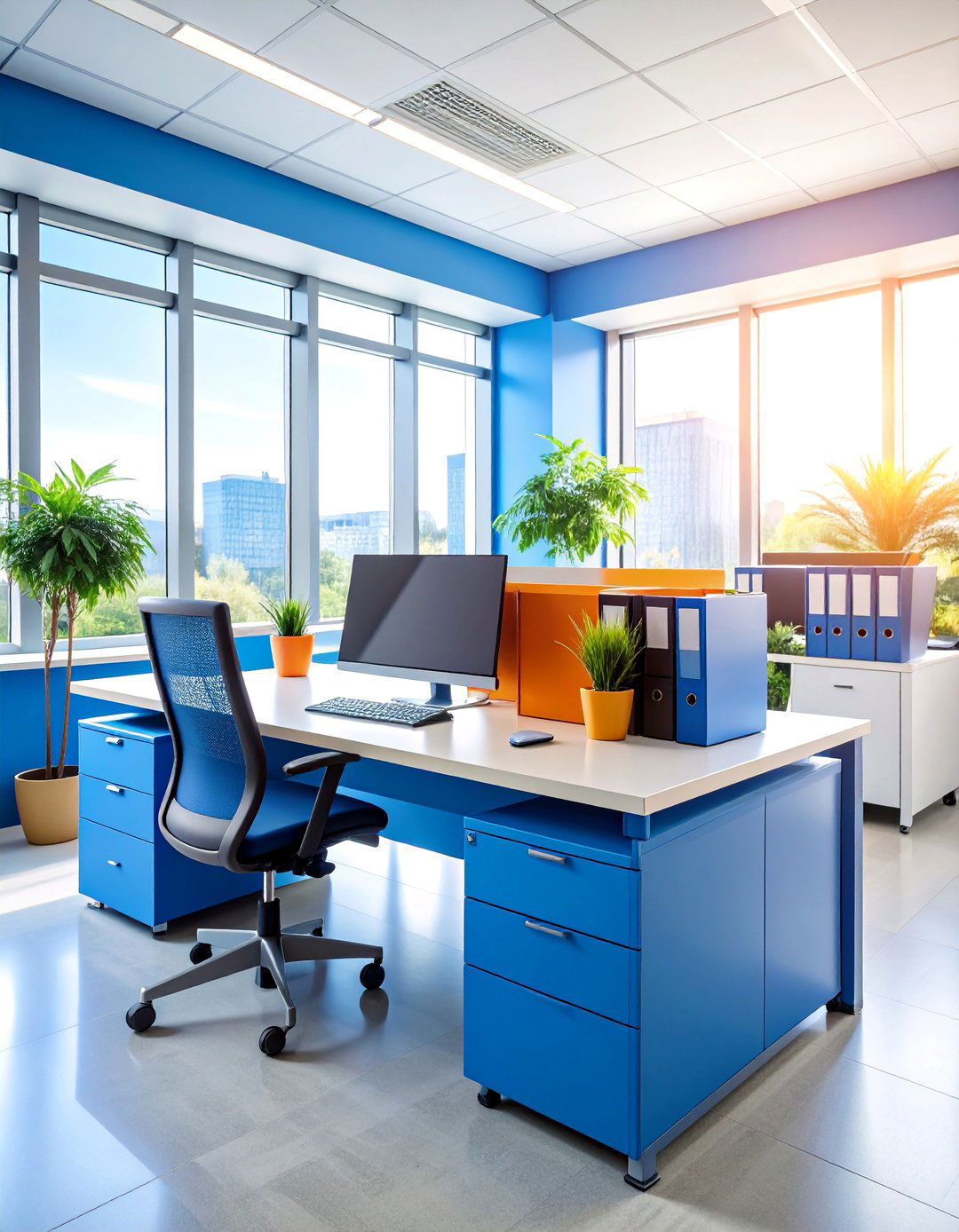 Document Management Desk Organization Station - 25 Desk Organization Ideas