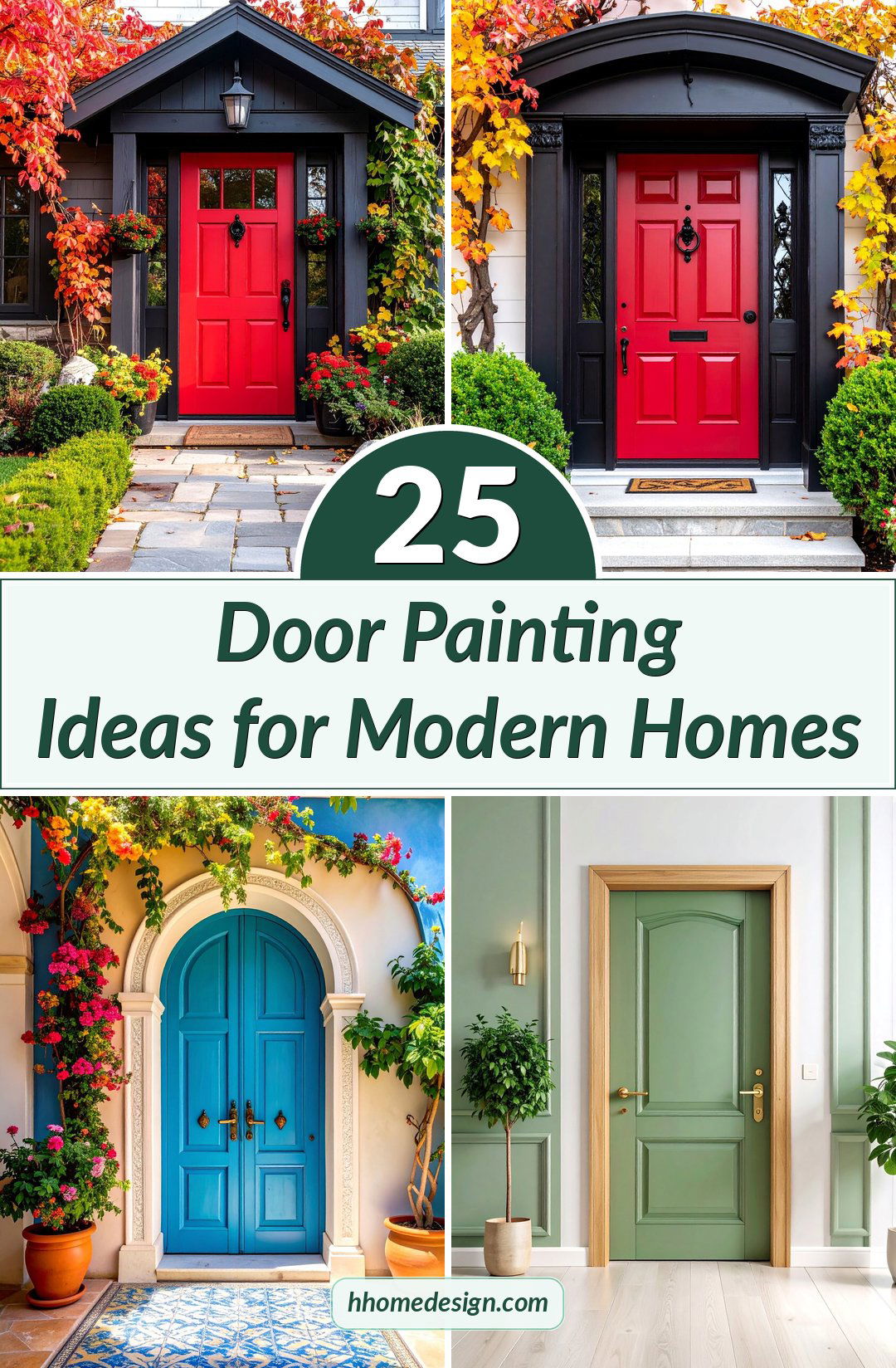 25 Door Painting Ideas for Modern Homes
