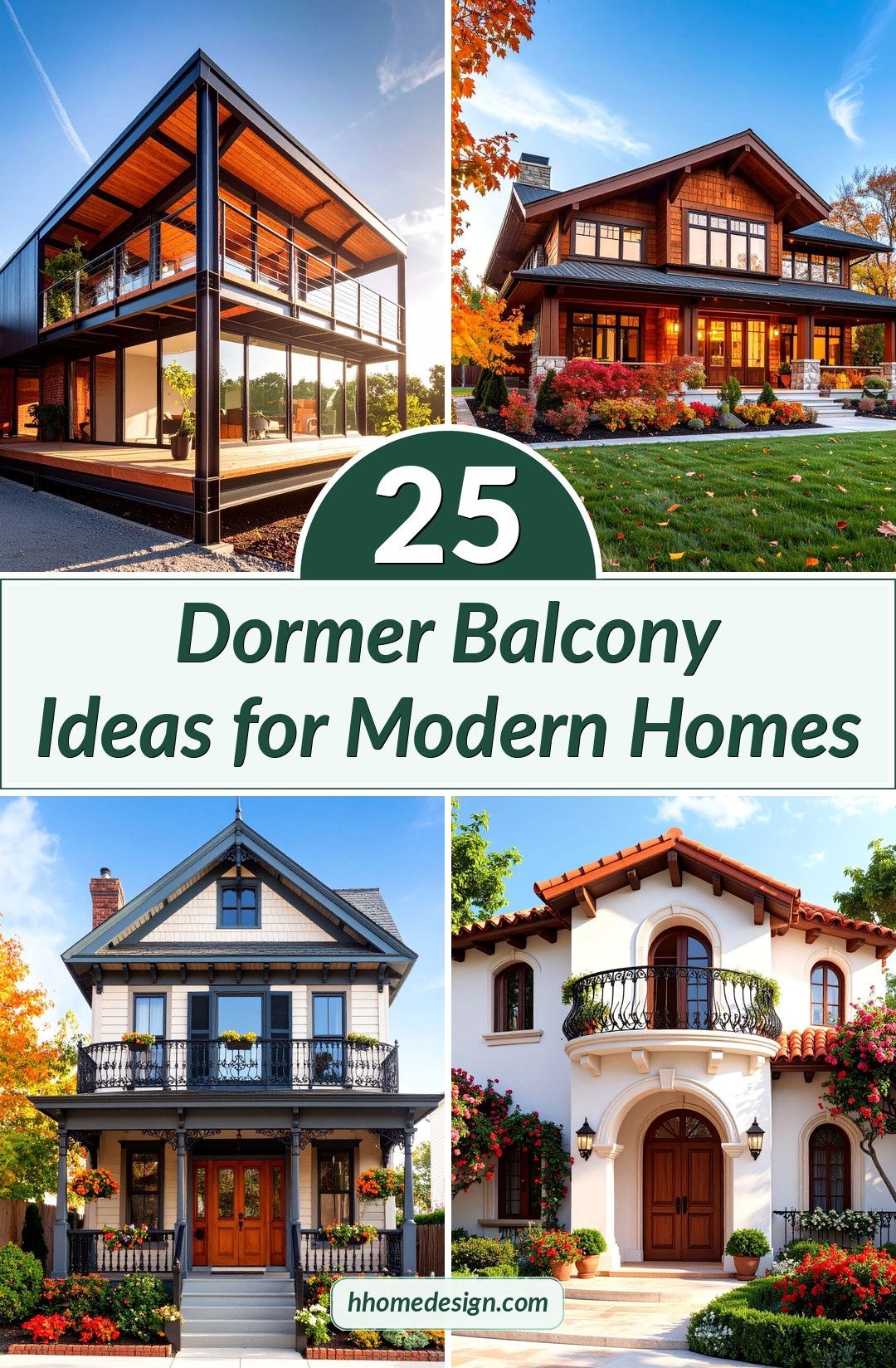 25 Dormer Balcony Ideas for Modern Homes