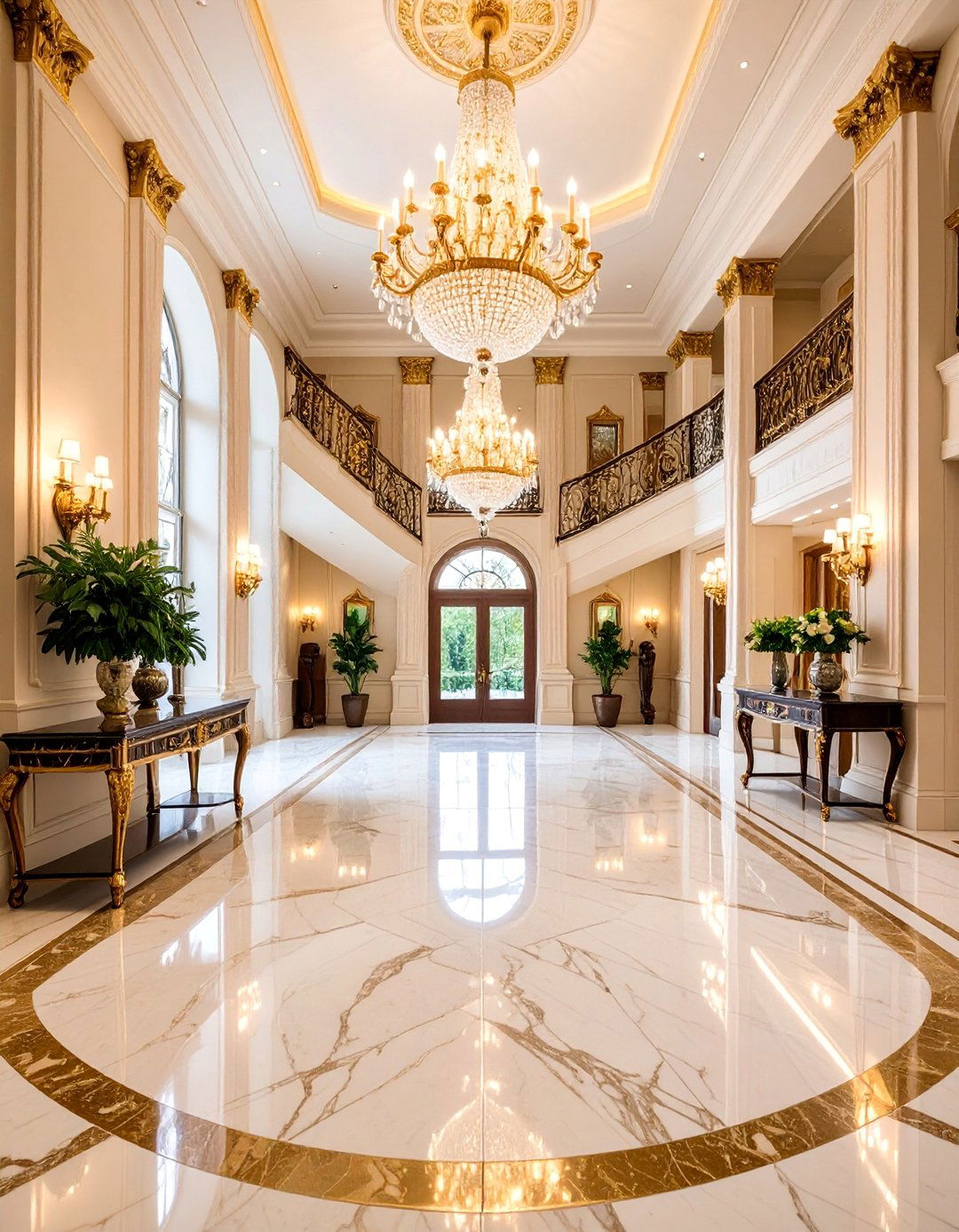 Double Height Grand Foyer - 25 Luxury Interior Design Ideas