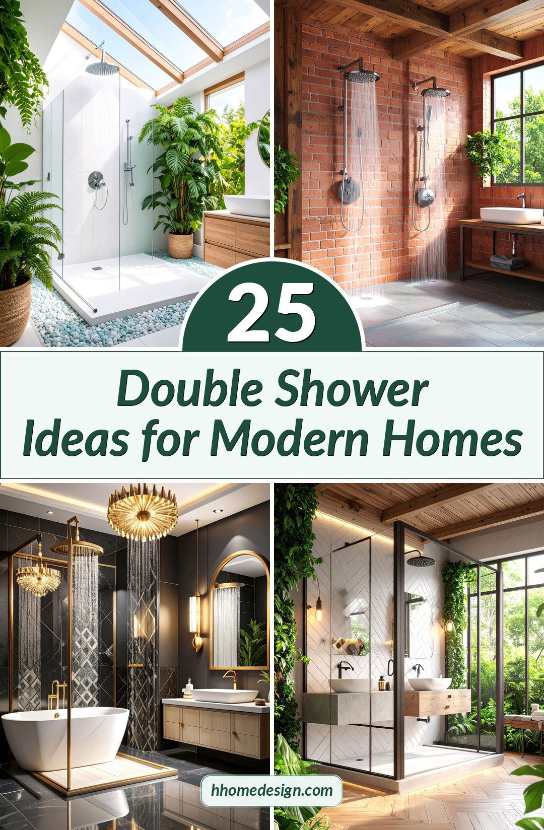 25 Double Shower Ideas for Modern Homes