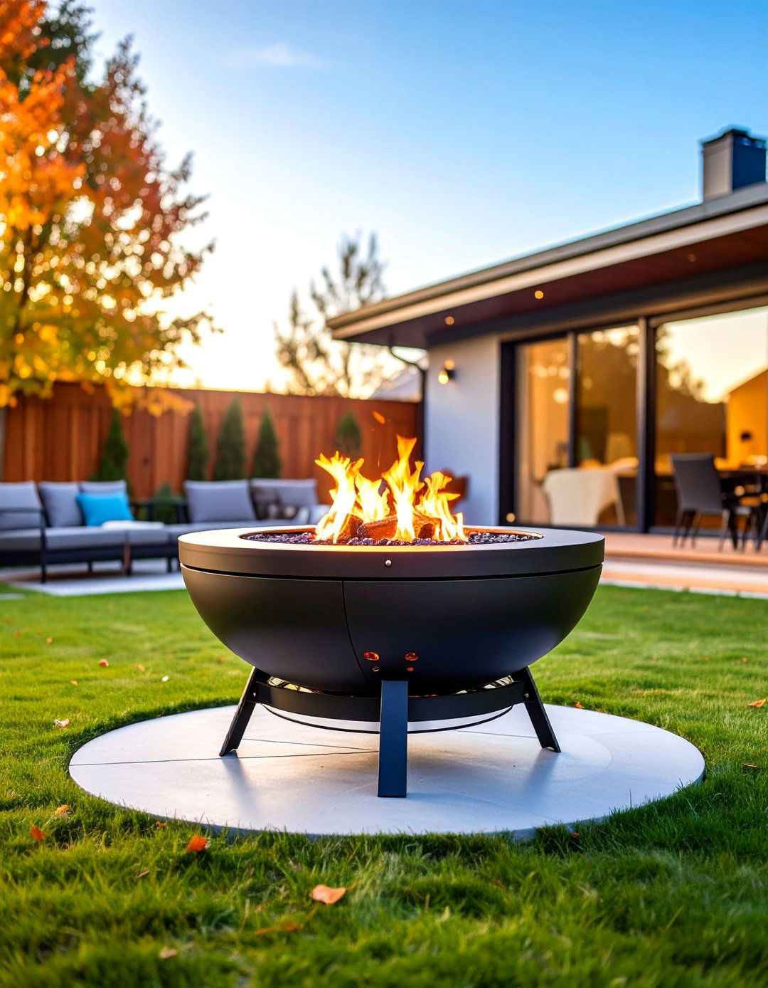 Double Wall Steel Fire Pit for Smokeless Burning - 25 Metal Fire Pit Ideas