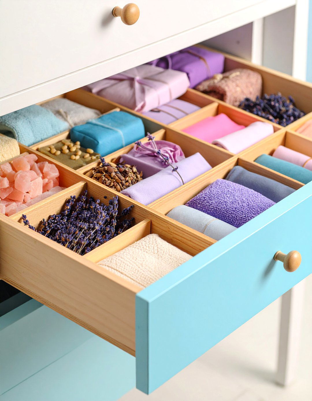 Drawer Divider System with Natural Moth Deterrents - 25 sweater storage ideas