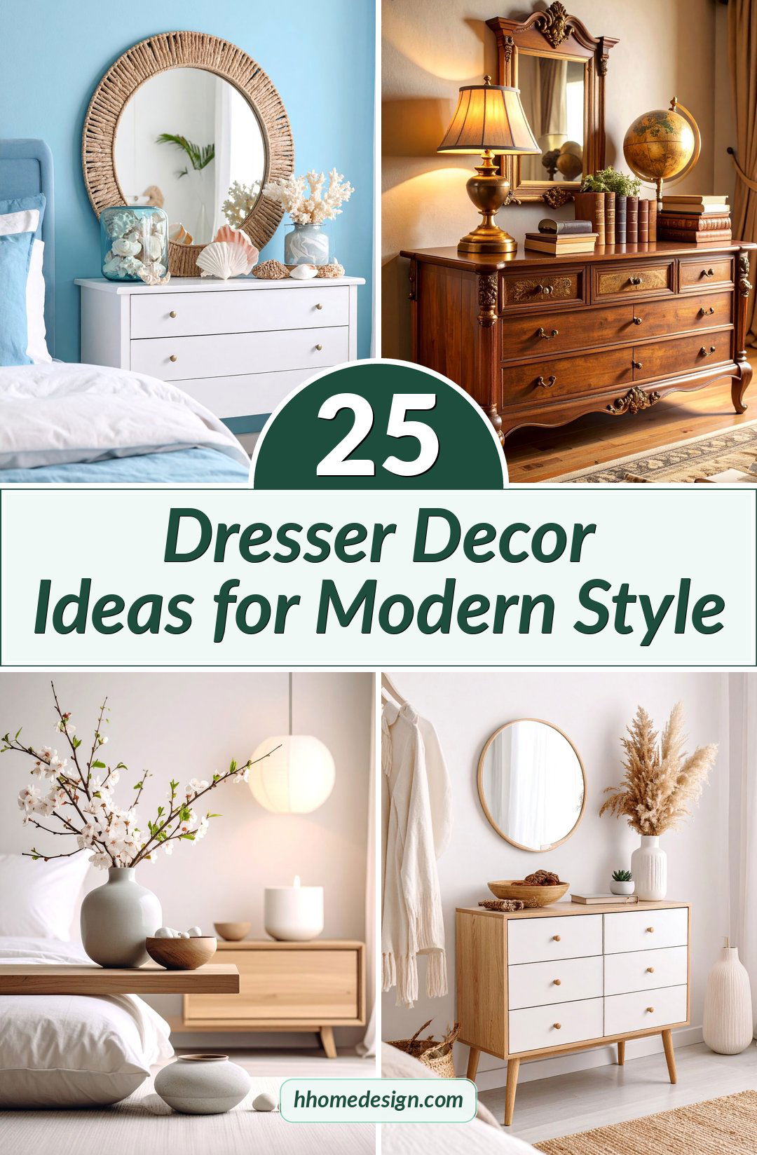25 Dresser Decor Ideas for Modern Style