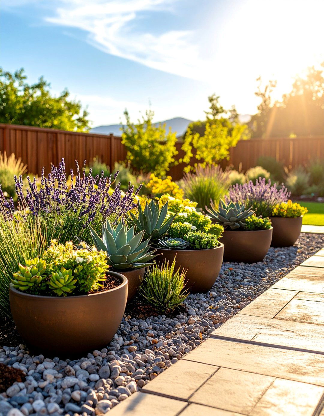 Drought Resistant Xeriscape Containers - 25 Container Garden Ideas
