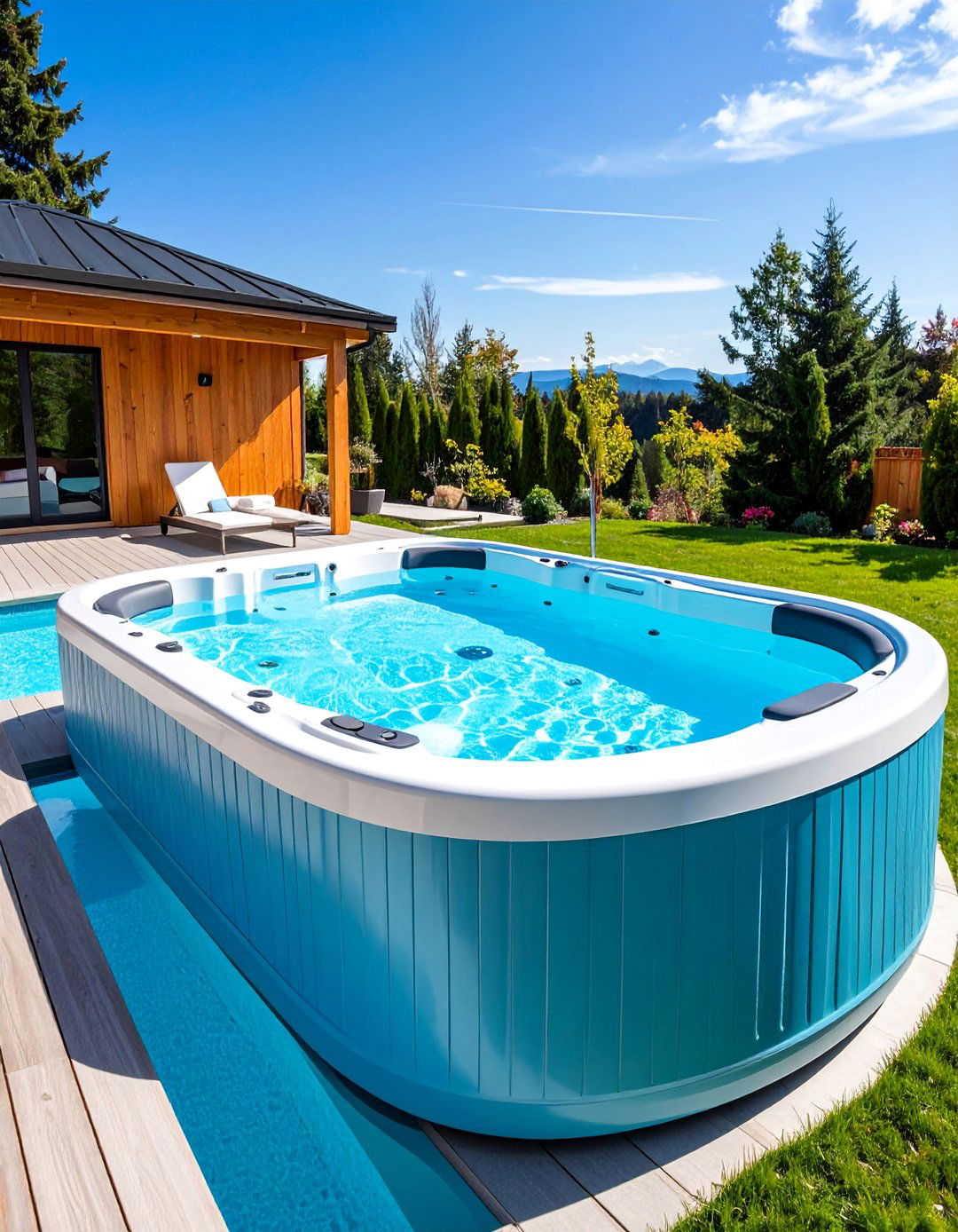 Dual Temperature Swim Spa Combination - 25 Swimming Pool Ideas