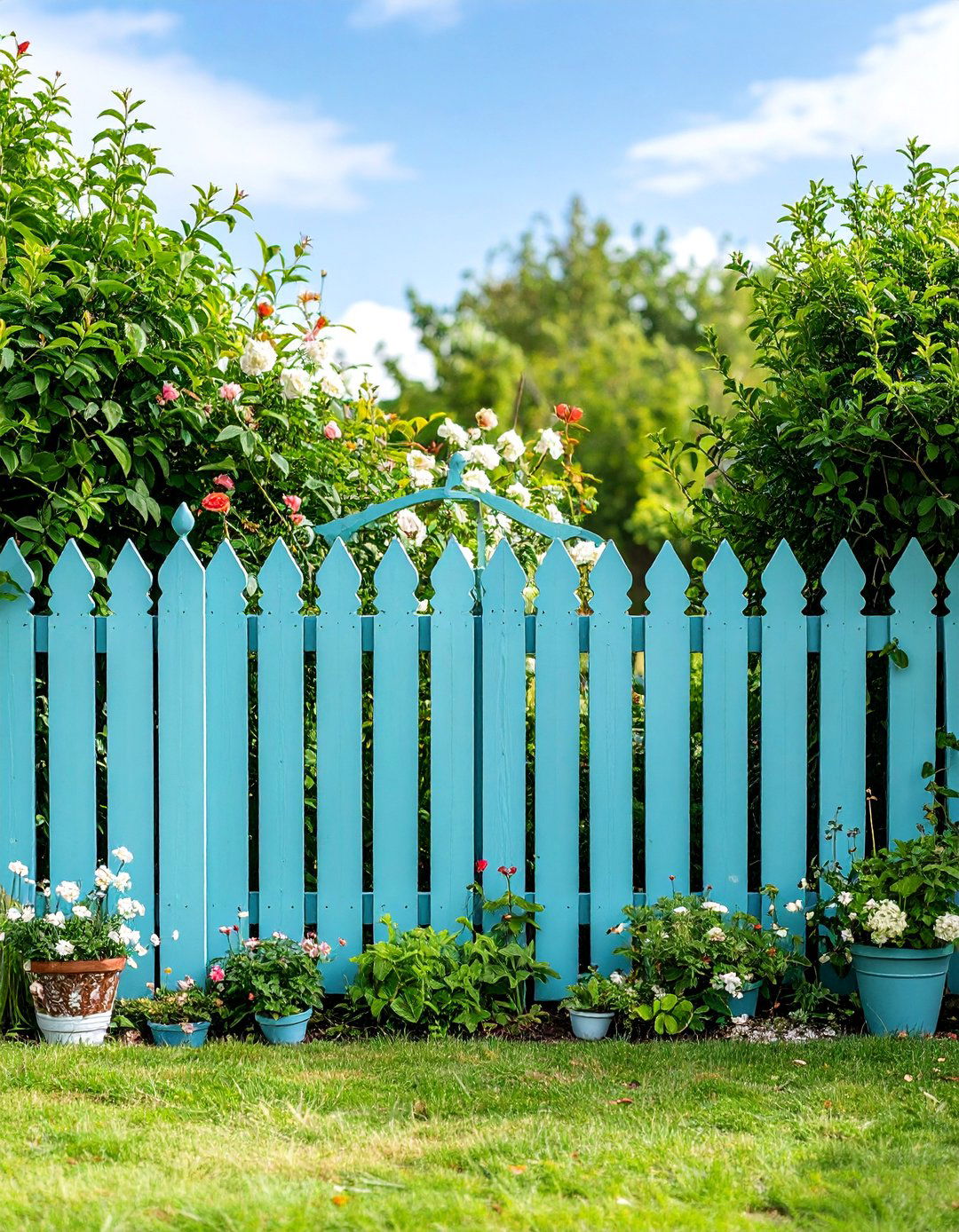 Duck Egg Blue Pastel Fence - 25 Fence Paint Colours