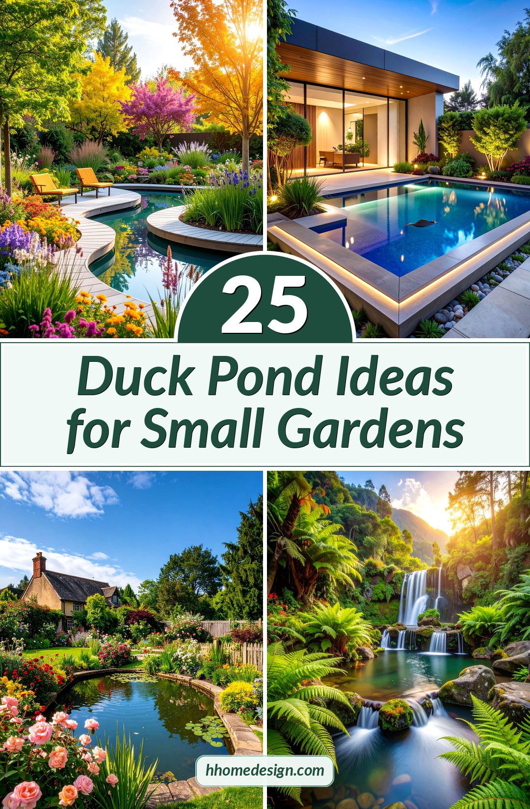 25 Duck Pond Ideas for Small Gardens