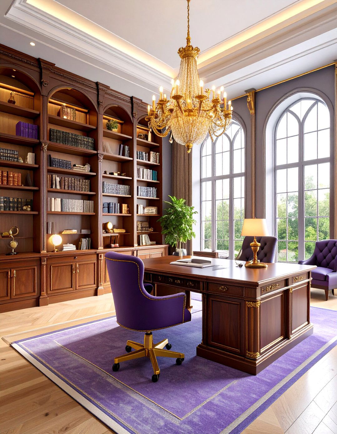Dumbledores Office Study - 25 Harry Potter Decor Ideas