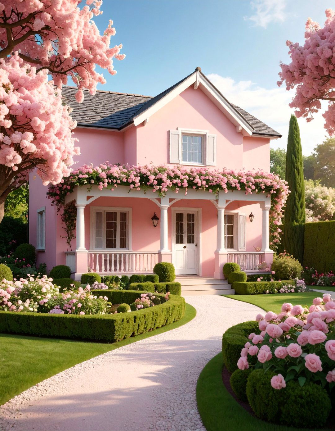 Dusty Rose Soft Romance - 25 Stucco Colors for Home Exteriors