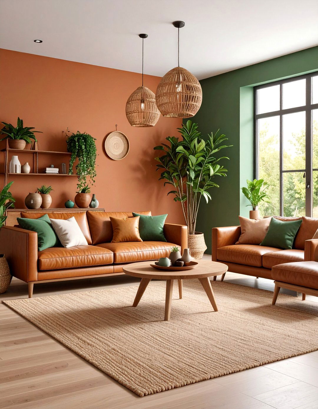 Earth Tone Living Room with Natural Warmth - 25 Living Room Design Ideas