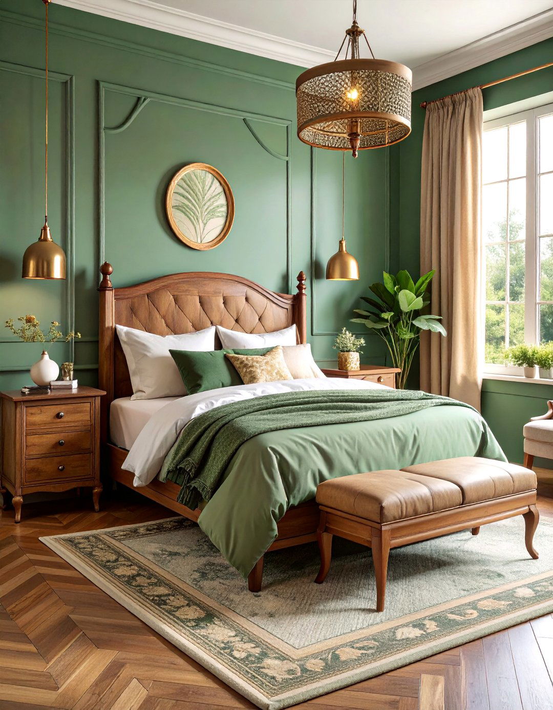 Earthy Vintage Revival Bedroom - 25 earthy bedroom ideas
