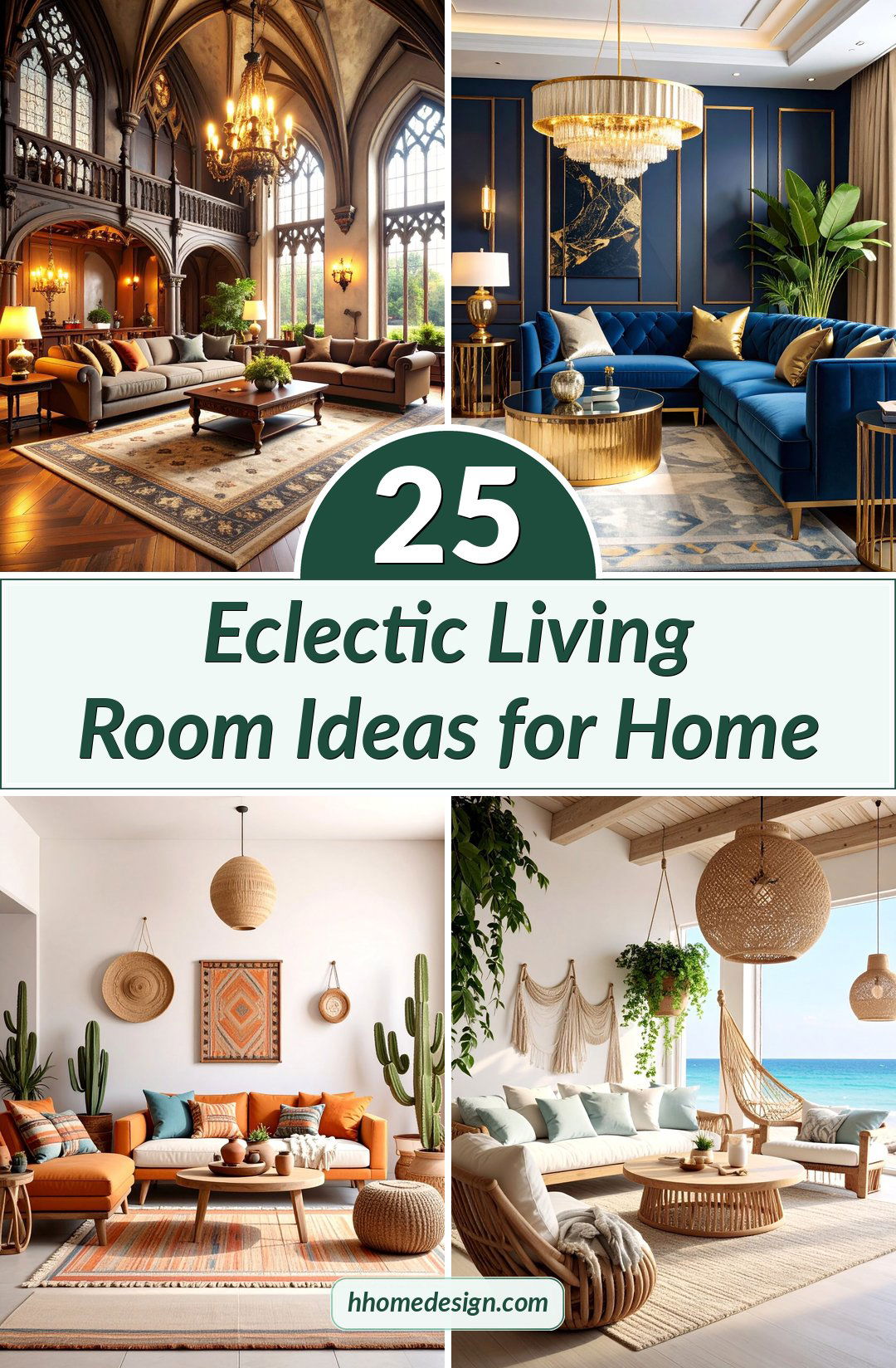 25 Eclectic Living Room Ideas for Home