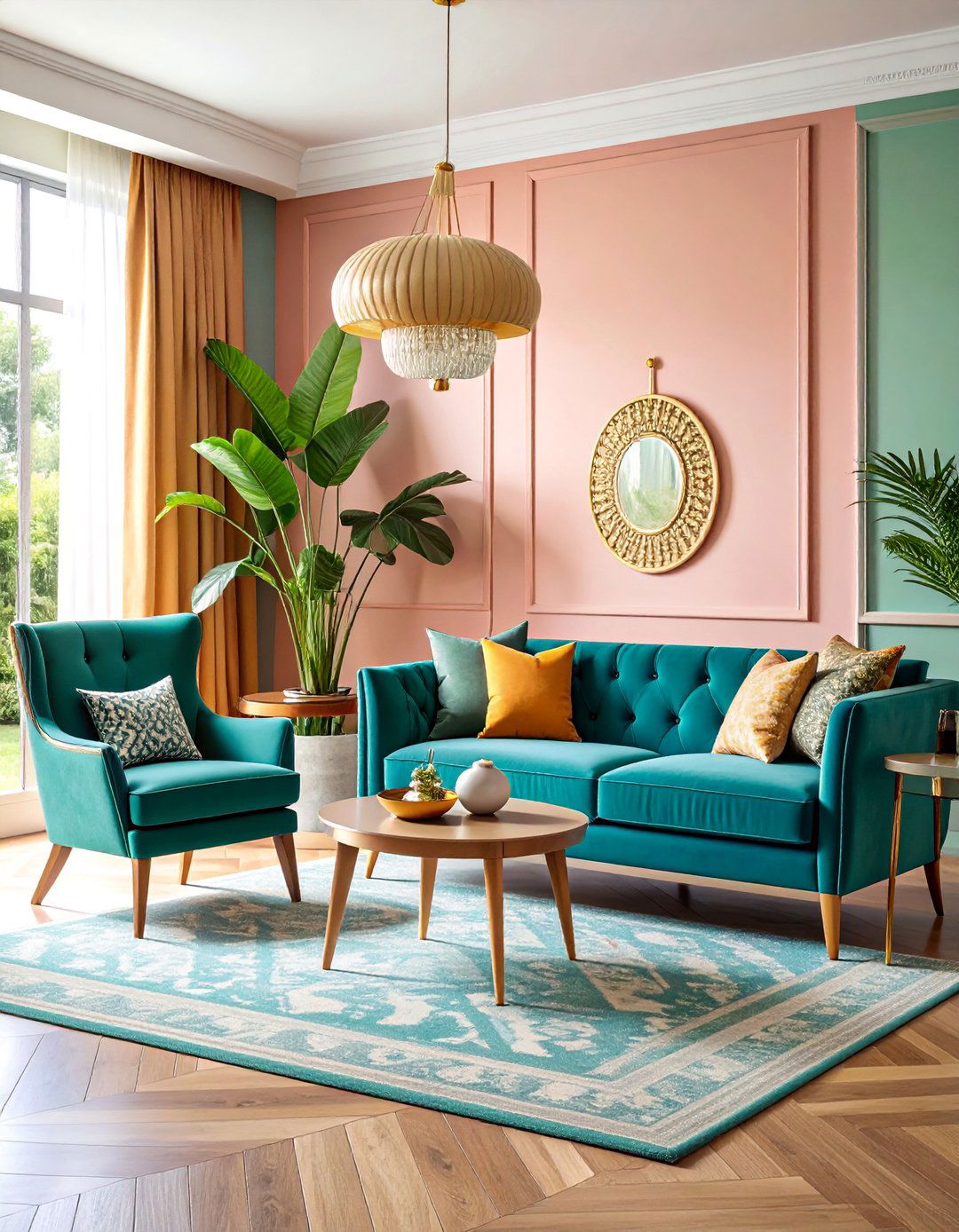 Eclectic Living Room Mixed Style Layout - 25 Living Room Layout Ideas
