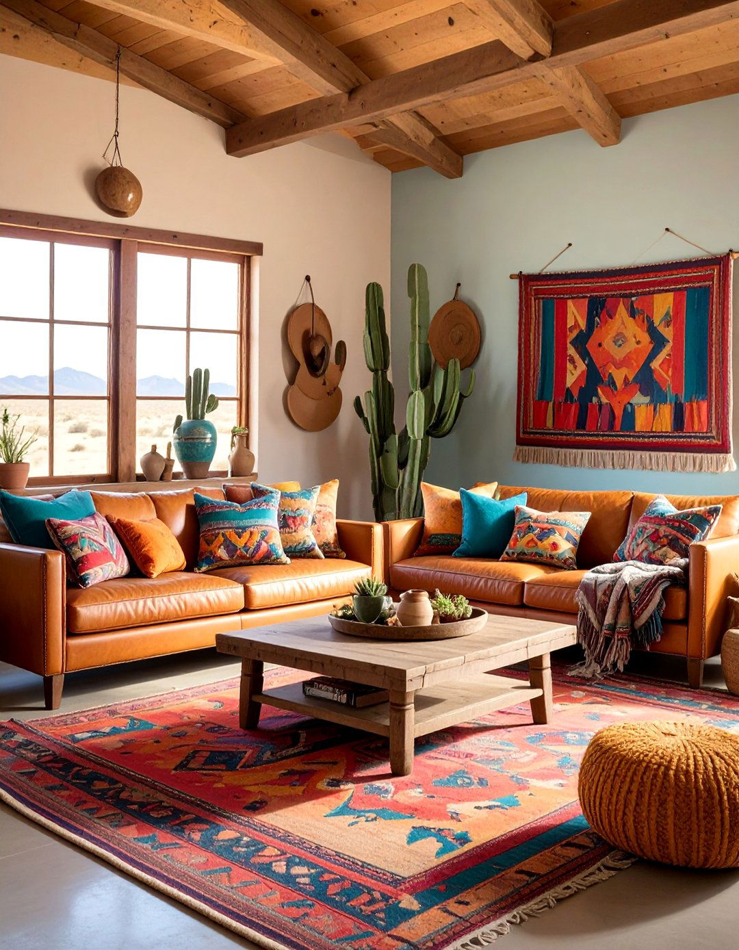 Eclectic Western Fusion Living Room - 25 Western Living Room Ideas