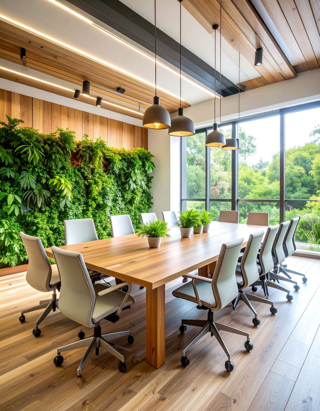 Eco Friendly Conference Room with Sustainable Materials Focus - 25 Conference Room Design Ideas and Inspiration