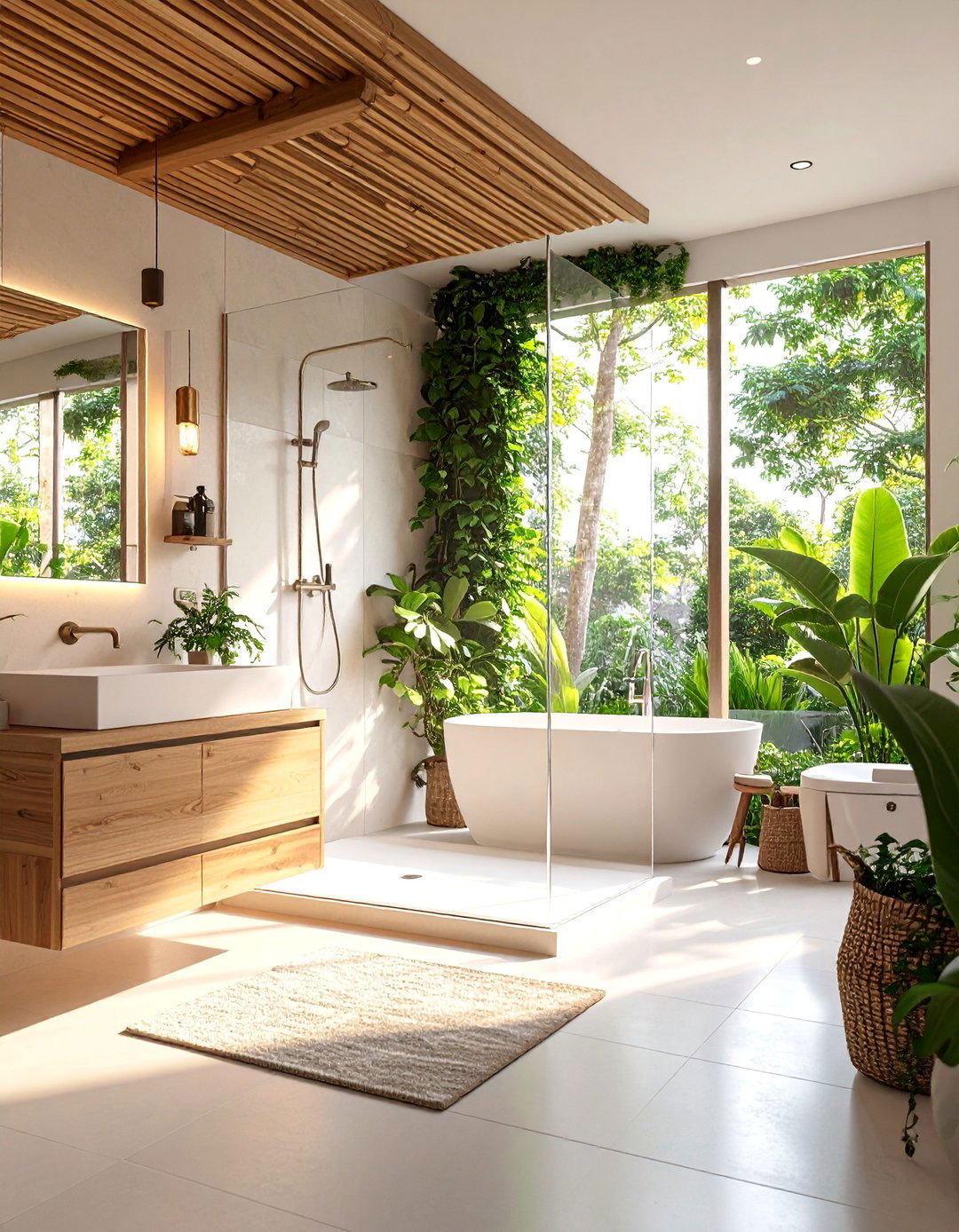 Eco Friendly Corner Shower with Sustainable Materials and Water Saving Features - 25 Corner Shower Ideas
