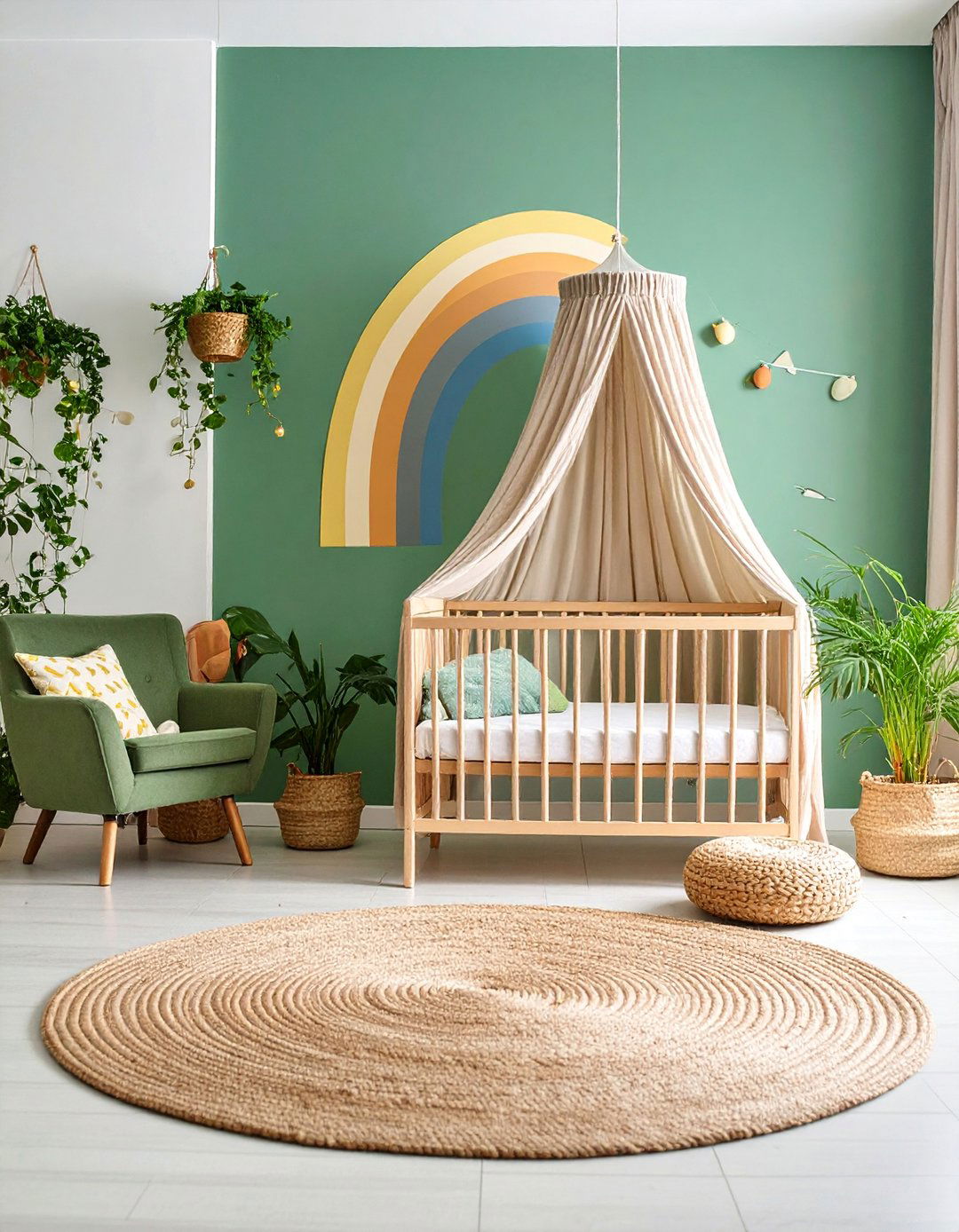 Eco Friendly Rainbow Nursery - 25 Rainbow Nursery Ideas