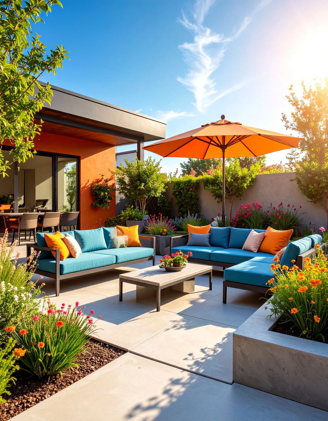 Eco Friendly Raised Concrete Patio with Sustainable Features - 25 Raised Concrete Patio Ideas