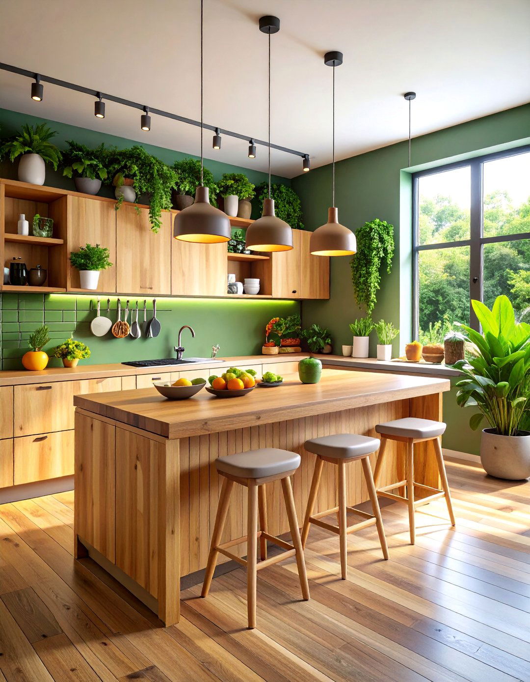 Eco Friendly Sustainable Bar with Green Materials - 25 Kitchen Bar Ideas