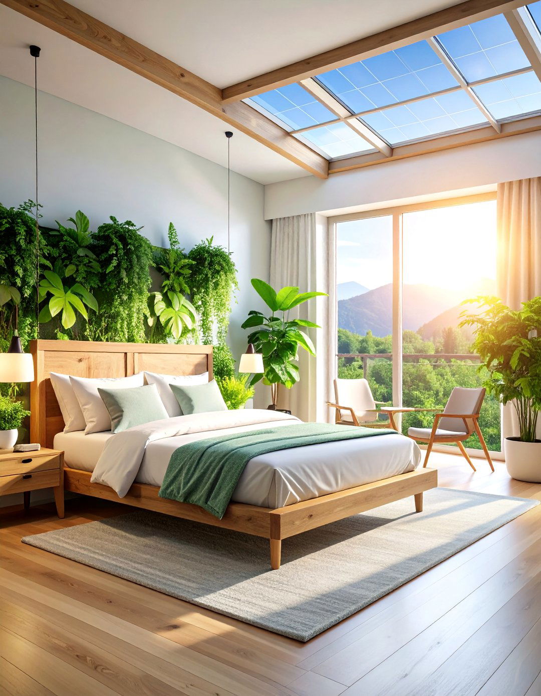 Eco Friendly Sustainable Hotel Room with Green Materials - 25 Hotel Room Design Ideas