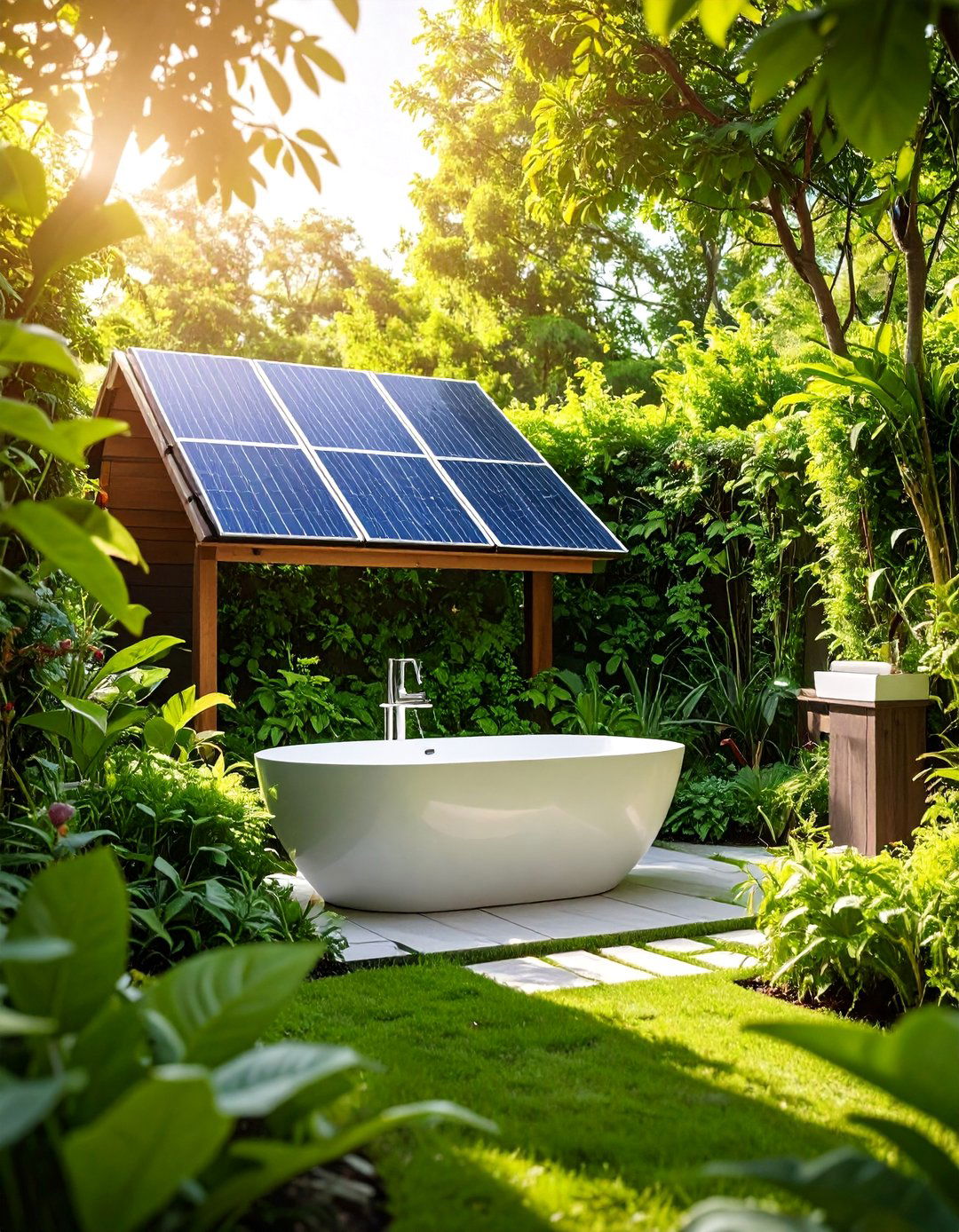 Eco Friendly Sustainable Sanctuary - 25 Outdoor Bathroom Ideas