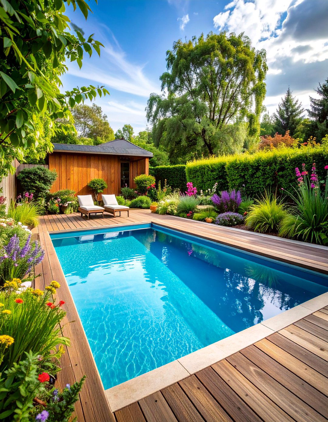 Eco Friendly Sustainable with Native Ecosystems - 25 Pool Landscaping Ideas