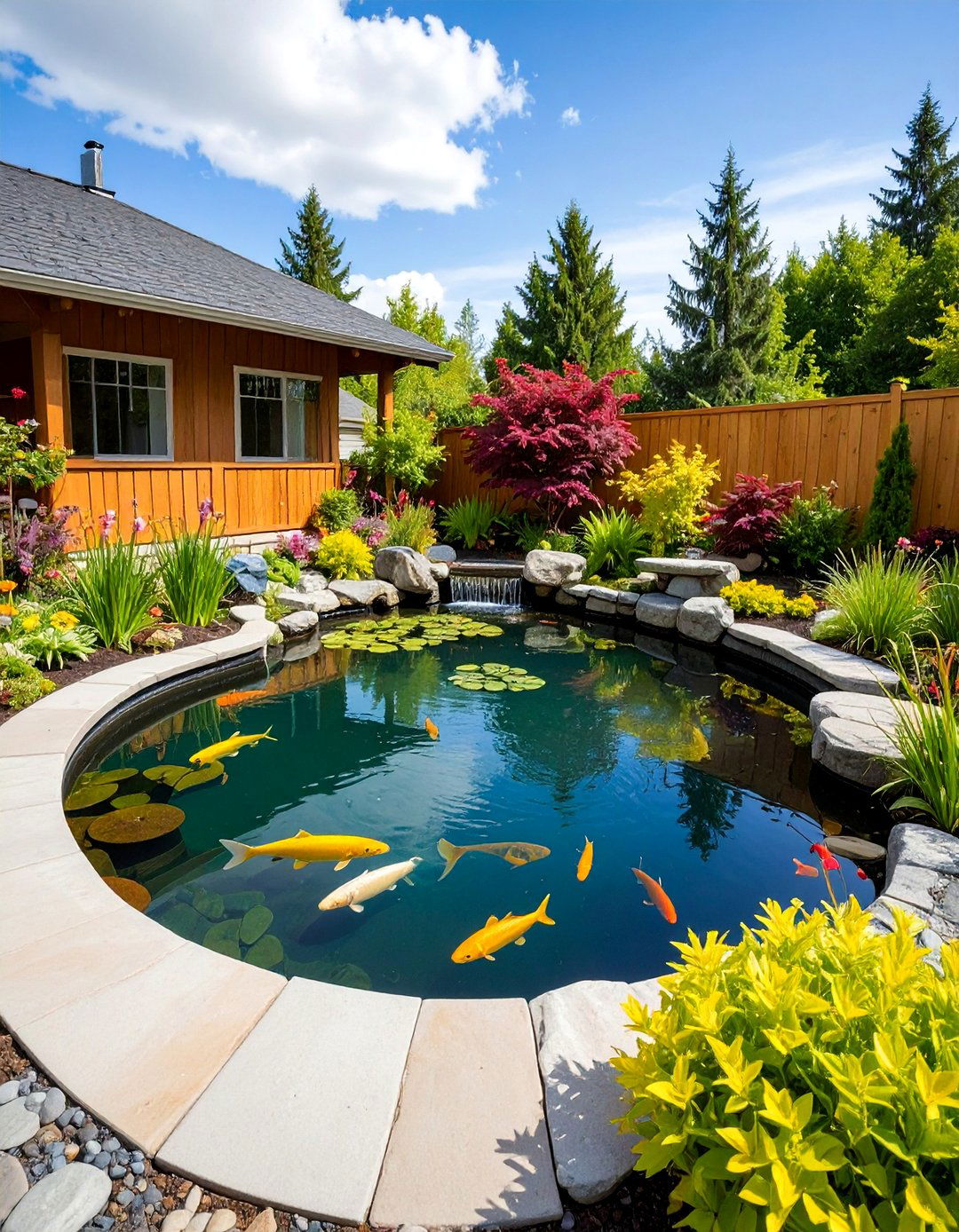 Ecosystem Balance Backyard Pond - 25 Backyard Pond Ideas