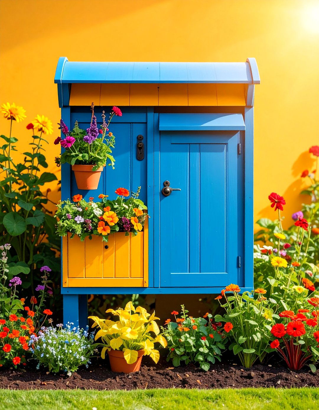 Edible Landscape Mailbox Garden - 25 Mailbox Landscaping Ideas