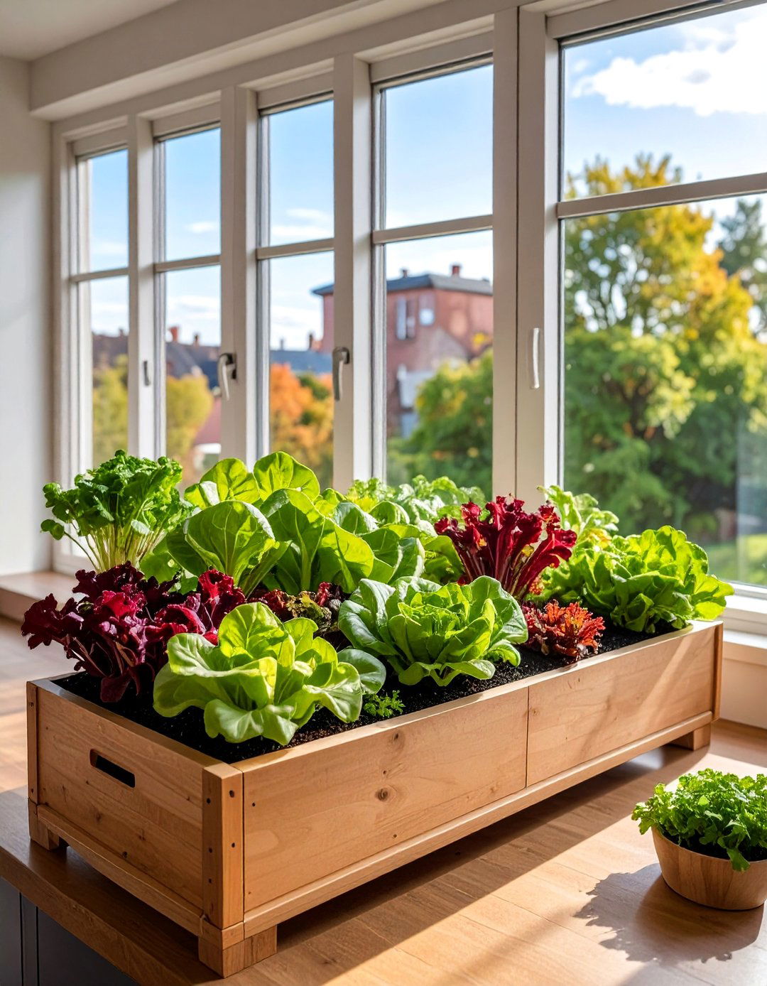 Edible Salad Window Box - 25 window box ideas