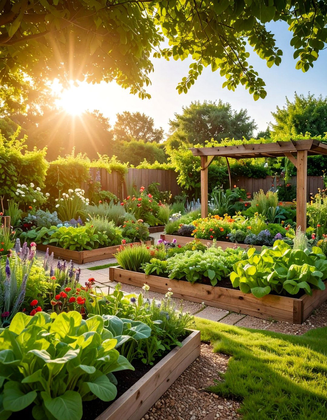 Edible Shade Garden with Culinary Plants - 25 Shade Garden Design Ideas