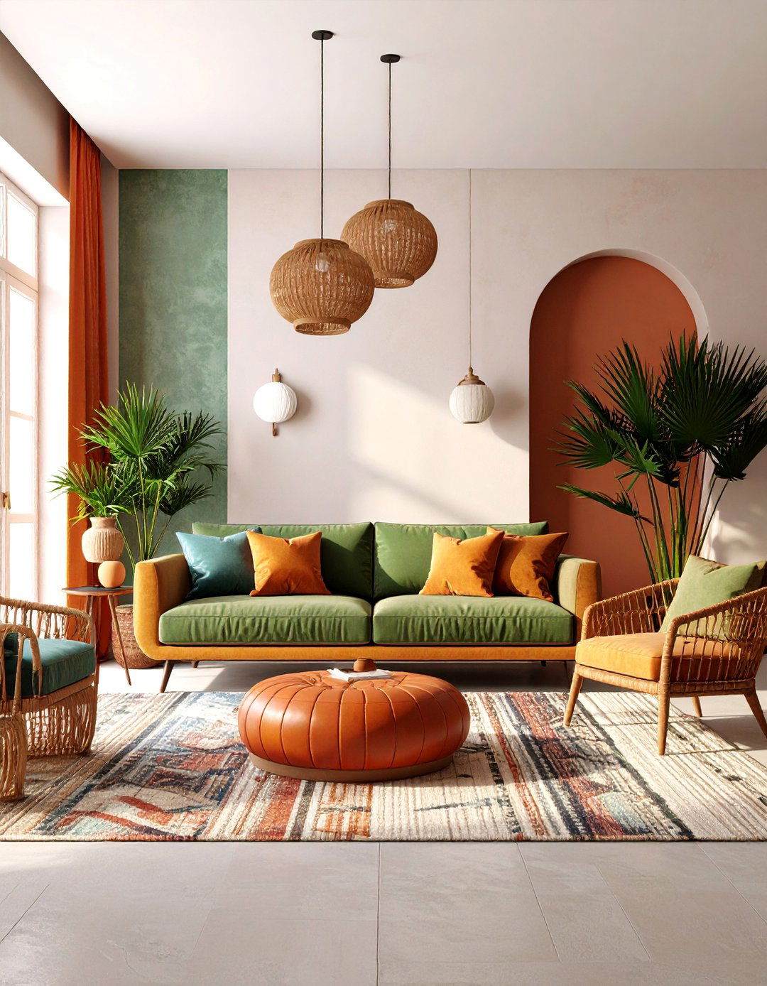 Egyptian Cotton Living Room with Textured Wall Treatments - 25 Dulux Egyptian Cotton Living Room Ideas