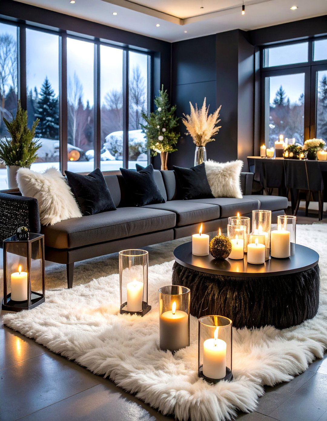 Elegant Black and White Winter Wonderland - 25 Black and White Wedding Ideas