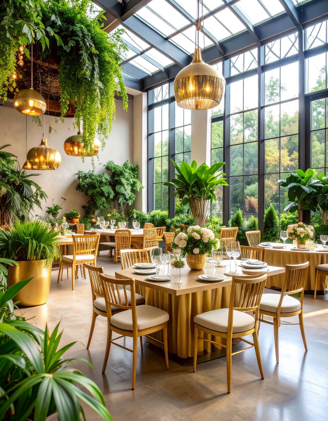 Elegant Indoor Garden Soiree - 25 50th Wedding Anniversary Ideas