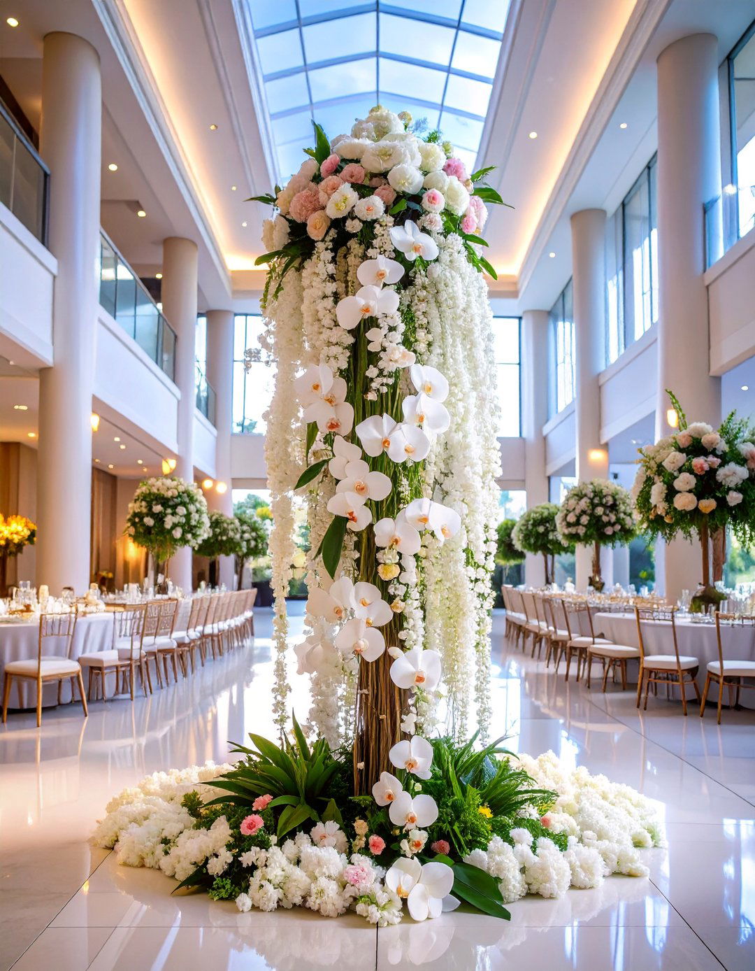 Elegant Orchid Cascade Romance Bouquet - 25 Wedding Bouquet Ideas